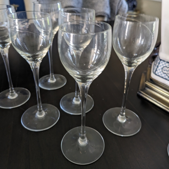 Kosta Boda Other - Vintage Kosta Boda Crystal Line Wine Cordial Glasses by Anna Ehrner set of 6